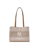 Varsity Lettering Canvas Shoulder Bag