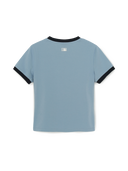 Women's Basic Small Logo Ringer T-shirts