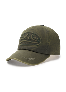 Varsity Vintage Tone-tone Cursive Unstructured Ball Cap