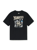 New Year Snake Cartoon Graphic Over Fit T-shirt