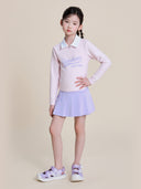 Varsity Girls Rash Guard Skirt Set