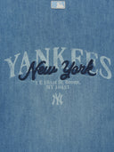 Varsity Vintage Slub Short Sleeve Denim Work Shirt