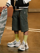Basic Outdoor Over-fit Cargo Woven Shorts