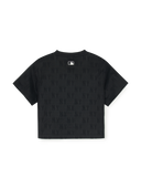 Women's Classic Monogram Jacquard Crop T-shirt