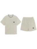 [cool Field] Sportive Basic Woven Pocket T-shirt Set