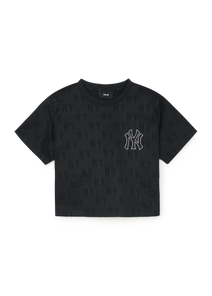 Women's Classic Monogram Jacquard Crop T-shirt