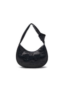 * Classic Monogram Crack Embo Hobo Bag