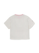 Street Basic Striped Denim T-shirt Set (Girl's)