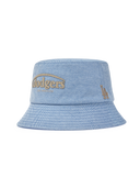 Vintage Denim Curve Logo Bucket Hat