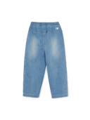 BASIC CURVED DENIM PANTS