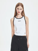 Women's Varsity Vintage Slim Crop Sleevelss