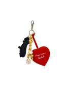 Heart Mirror Bag Charm