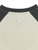 Women's Varsity Washing Vintage Raglan Crop T-shirt