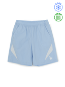 Sportive Varsity Mesh-Blocking Shorts(Set)