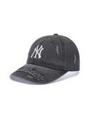 Vintage Destroyed Denim Unstructured Ballcap