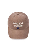 Varsity Lettering Washing Unstructured Ball Cap