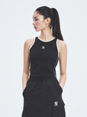Women's Basic Small Logo Crop Top