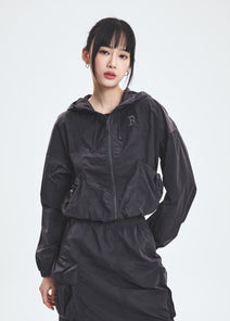 Women's Gorpcore Shirring Windbreaker