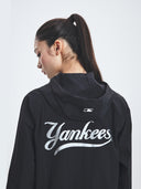 Women's Sportive Varsity Crop Windbreaker