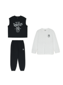 Varsity Vest Long Slv 3 Set
