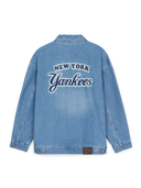 Varsity Over Sized Denim Jacket