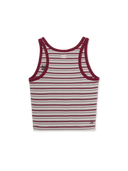 Women's Stripe Sleeveless T-shirt