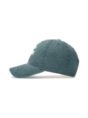 Varsity Lettering Washing Unstructured Ball Cap