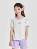 Vasrsity Round Logo Crop T-shirt (girl's)