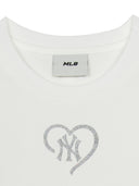 [cool Field] Heart Sportive Girl's Asymmetric T-shirt