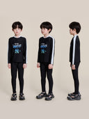 Basic Half-zip Rash Guard Set