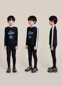 Basic Half-zip Rash Guard Set