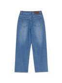 Women's Basic Wide Denim Pants