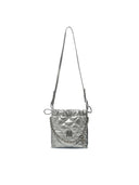 Basic Quilting PU Mini Bucket Cross Bag