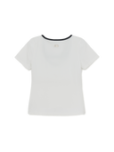 Women's Basic Square Neck Slim Fit T-shirt