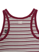 Women's Stripe Sleeveless T-shirt