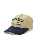 Varsity Lettering Color Block Unstructured Ball Cap