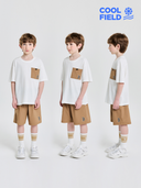 [cool Field] Basic Outdoor Mesh Pocket T-shirt Set