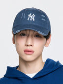 DAMAGE WASHING UNSTRUCTURED BALL CAP