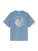Summer Vintage Washing Graphics Over Fit T-shirt