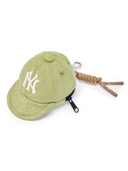 Basic Suede Ballcap Pouch Keyring