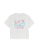 Women's Summer Letter Graphics Slim Crop T-shirt