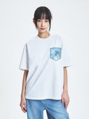 Denimlike Monotive Poket Over Fit T-shirt