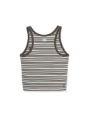 Women's Stripe Sleeveless T-shirt