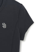 Women's Slim Crop Cap Sleeve T-shirt