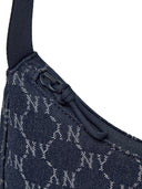 Dia Monogram Denim Jqd Hobo Bag