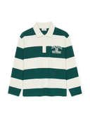 Varsity Stripe Long Sleeves Polo T-shirt