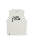 Sportive Mesh Graphic Sleeveless T-Shirts