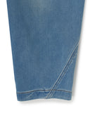 BASIC CURVED DENIM PANTS