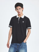 Basic Collar Point Comfortable Fit Polo T-shirt