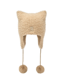 Fur Meowing Earflap Beanie